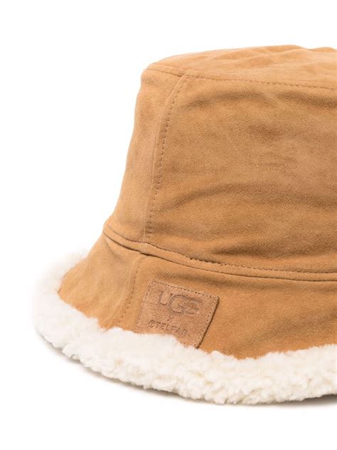 Shearling bucket hat 